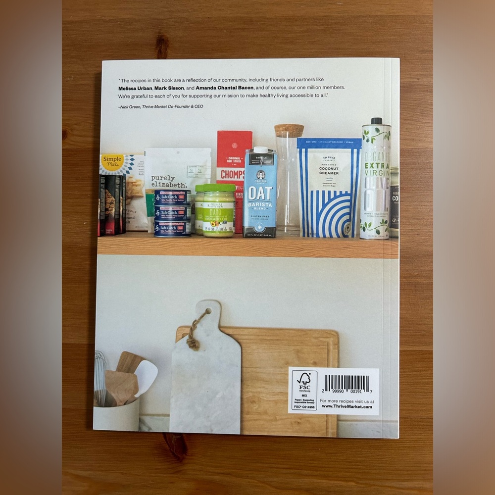 Thrive Market healthy living made easy cookbook - Picture 2 of 3
